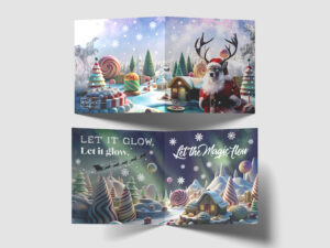 Let it glow, let it glow. Let the magic flow